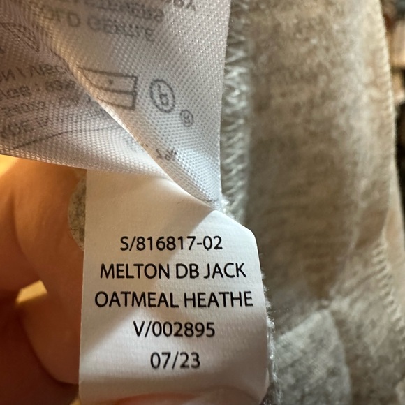 BANANA REPUBLIC Brushed Knit Jacket-Oatmeal Heather-Ladies - Picture 7 of 11